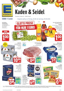 EDEKA Sayda Prospekt der aktuellen Woche, gültig von 24.08.2026 bis 29.08.2026 Aktueller EDEKA Sayda Prospekt "Wir lieben Lebensmittel!" mit 38 Seiten