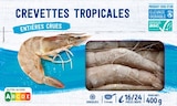 Crevettes tropicales asc en promo chez Lidl Angers à 4,39 €