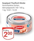 Aktuelle Thunfisch Angebote bei GLOBUS in Salzgitter Aktuelles Thunfisch Stücke Angebot bei GLOBUS in Salzgitter ab 2,00 €