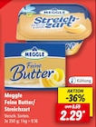 Feine Butter  oder Streichzart Angebote von Meggle bei Lidl Plauen für 2,29 €