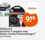Intuition Complete oder Hydro Comfort Rasierklingen Angebote von Wilkinson bei tegut Rodgau für 9,99 €
