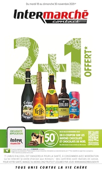 Catalogue Intermarché Contact de la semaine 48, "2 + 1 OFFERT", page 1, 18/11/2025 - 30/11/2025 Prospectus Intermarché Contact en cours, "2 + 1 OFFERT", page 1 sur 20