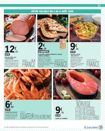 Prix et réduction Electroménager cuisine dans le prospectus E.Leclerc en cours Offre Electroménager cuisine dans le catalogue E.Leclerc du moment à la page 11