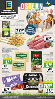 Krombacher im EDEKA Prospekt "Aktuelle Angebote" mit 24 Seiten (Marl)