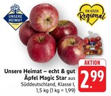 Äpfel Magic Star Angebote von Unsere Heimat – echt & gut bei E center Breisach für 2,99 €