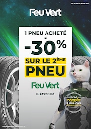 Prospectus Feu Vert à L'Haÿ-les-Roses: "1 pneu acheté = -30% sur le 2ème pneu", 1} page, 29/05/2024 - 18/06/2024