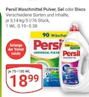 Aktuelle Persil Angebote bei GLOBUS in Duisburg Aktuelles Waschmittel Pulver Angebot bei GLOBUS in Duisburg ab 18,99 €