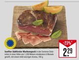 Südtiroler Markenspeck im Angebot bei Marktkauf in Heilbronn Südtiroler Markenspeck Angebote von Senfter bei Marktkauf Heilbronn für 2,29 €