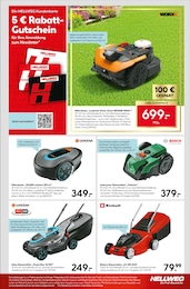 Akku Rasenmäher Angebot & Preis im aktuellen Hellweg Prospekt Akku Rasenmäher Angebot im aktuellen Hellweg Prospekt auf Seite 13