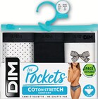 Lot de 3 slips femme Les Pockets - DIM dans le catalogue Intermarché Super