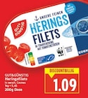 Heringsfilets von Gut&Günstig für 1,09 € bei E center im Angebot Heringsfilets von Gut&Günstig im aktuellen E center Prospekt