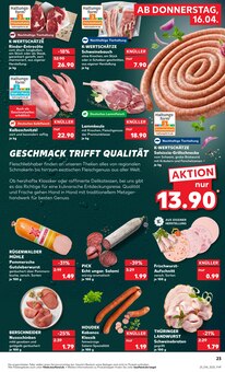 Rindfleisch im Kaufland Prospekt "Aktuelle Angebote" mit 56 Seiten (Essen)
