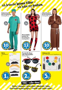 Faschingskostüme im aktuellen TEDi Prospekt (Chemnitz) Faschingskostüme im TEDi Prospekt "TEDi - voller Ideen!" mit 29 Seiten (Chemnitz)
