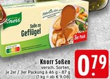 Soße zu Geflügel Angebote von Knorr bei EDEKA Krefeld für 0,79 €