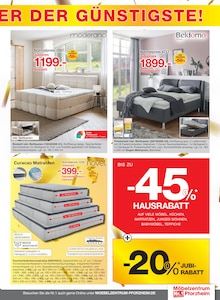 Boxspringbett im aktuellen Möbelzentrum Pforzheim Prospekt (Stuttgart) Boxspringbett im Möbelzentrum Pforzheim Prospekt "48 JAHRE JUBILÄUM" mit 12 Seiten (Stuttgart)