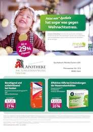 Aktueller mea - meine apotheke Prospekt, "Unsere Dezember-Angebote", mit Angeboten der Woche, gültig von 01.12.2024 bis 01.12.2024