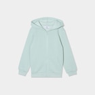 Sweat zippé à capuche molleton vert pastel garçon - La Halle Sweat zippé à capuche molleton vert pastel garçon à 8,99 € dans le catalogue La Halle