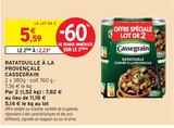 Ratatouille à la Provençale - Cassegrain dans le catalogue Intermarché