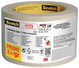 Lot de 3 rubans masquage 50mx24mm - Scotch en promo chez Intermarché Hyper Mérignac à 2,07 €
