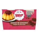 Gâteau de semoule nappé au chocolat - YABON en promo chez Carrefour Market Rouen à 2,10 €