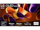 OLED65G48LW OLED evo TV (Flat, 65 Zoll / 165 cm, 4K, SMART TV, webOS 24 mit ThinQ) im MediaMarkt Saturn Prospekt OLED65G48LW OLED evo TV (Flat, 65 Zoll / 165 cm, 4K, SMART TV, webOS 24 mit ThinQ) von LG im aktuellen MediaMarkt Saturn Prospekt für 1.799,00 €