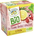 La Tisane Brûle Graisse citron Bio - LA TISANIERE dans le catalogue Casino Supermarchés