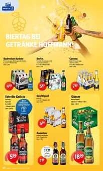 Bier im Getränke Hoffmann Prospekt "Aktuelle Angebote" mit 8 Seiten (Bad Salzuflen)