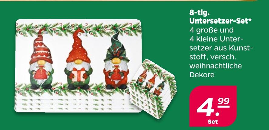 8-tlg. Untersetzer-Set