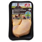 Cuisse de poulet fermier d'Auvergne Label Rouge - FILIÈRE QUALITÈ CARREFOUR en promo chez Carrefour Market Cuisse de poulet fermier d'Auvergne Label Rouge - FILIÈRE QUALITÈ CARREFOUR dans le catalogue Carrefour Market