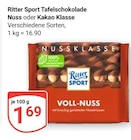 Aktuelle Kakao Angebote bei GLOBUS in Krefeld Aktuelles Tafelschokolade Nuss oder Kakao Klasse Angebot bei GLOBUS in Krefeld ab 1,69 €