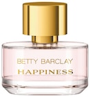 Happiness Woman Eau de Toilette von Betty Barclay für 7,49 € bei Rossmann im Angebot Happiness Woman Eau de Toilette von Betty Barclay im aktuellen Rossmann Prospekt