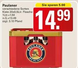 Paulaner Angebote bei WEZ Kalletal für 14,99 €