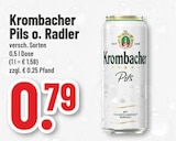 Aktuelles Pils oder Radler Angebot bei Trinkgut in Mönchengladbach ab 0,79 €