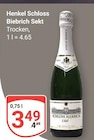 Schloss Biebrich Sekt Angebote von Henkel bei GLOBUS Wiesbaden für 3,49 €