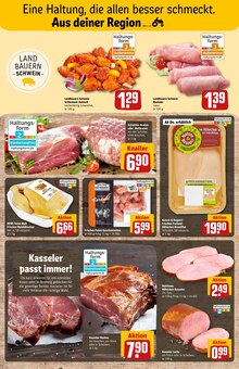 Schweinefleisch im REWE Prospekt "Dein Markt" mit 29 Seiten (Ludwigshafen (Rhein))