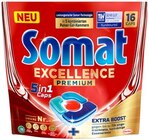 Excellence Premium Geschirrreiniger oder Classic Pulver Angebote von Somat bei REWE Gütersloh für 4,49 €