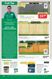 Ähnliche Angebote wie Gartenzaun im Prospekt "Hier bin ich gern" auf Seite 4 von BayWa Bau- und Gartenmärkte in Augsburg