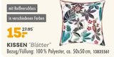Möbel Kraft Dresden - KISSEN "Blätter" Angebot im Prospekt KISSEN "Blätter" bei Möbel Kraft im Dresden Prospekt für 15,00 €