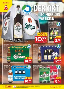 Berliner Pilsener im Netto Marken-Discount Prospekt "Aktuelle Angebote" mit 51 Seiten (Jena)
