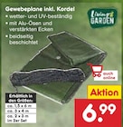 Gewebeplane inkl. Kordel Angebote von Living Garden bei Netto Marken-Discount Melle für 6,99 €