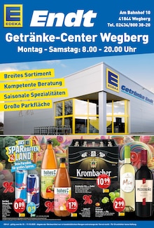 EDEKA Prospekt der Woche "Aktuelle Angebote" Seite 1, 06.10.2025 bis 11.10.2025 für Wegberg Aktueller EDEKA Prospekt "Aktuelle Angebote" Seite 1 von 4 Seiten für Wegberg