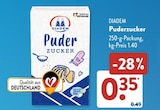 Puderzucker im ALDI SÜD Prospekt Puderzucker von Diadem im aktuellen ALDI SÜD Prospekt für 0,35 €
