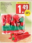 Marokkanische Spitzpaprika rot bei WEZ im Uchte Prospekt für 1,49 €