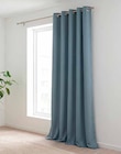 Rideau thermique à oeillets Albin bleu l. 135 x H. 260 cm en promo chez Castorama Vienne à 16,90 €
