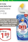 Total Aktiv Gel Angebote von WC Ente bei GLOBUS Bad Homburg für 1,89 €