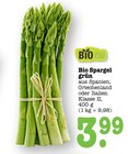 Bio Spargel grün aus Spanien Angebote bei E center Heidelberg für 3,99 €