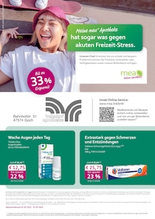 Aktueller mea - meine apotheke Prospekt (Goch, 4 Seiten zum blättern mea - meine apotheke Prospekt Unsere Mai-Angebote mit 4 Seiten