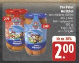 Cocktail-Würstchen Angebote von Paw Patrol bei E center Fürth für 2,00 €