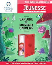 Catalogue Supermarchés E.Leclerc en cours à Saint-Junien et alentours, "Espace Culturel", 48 pages, 02/04/2024 - 04/05/2024