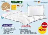 Feder-Daunen-Steppbett oder Komfortkissen von sleep and dream oder Schlaf-Gut im aktuellen Penny Prospekt für 9,99 €